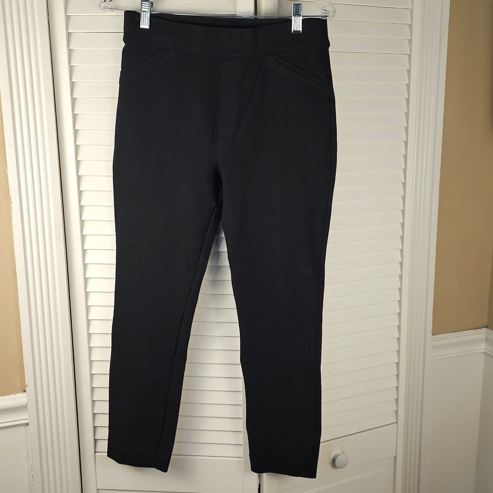 Spanx Womens Black The Perfect Backseam Skinny Pants Medium‎